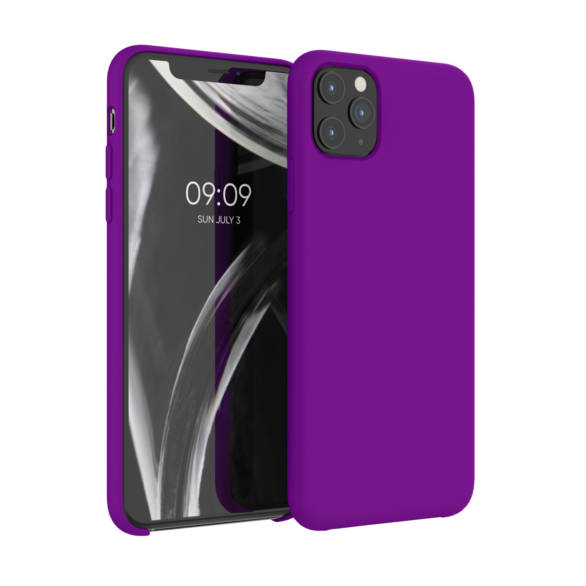 Kvalitní silikonové TPU pouzdro pro Apple iPhone 11 Pro Max - Neon Violet