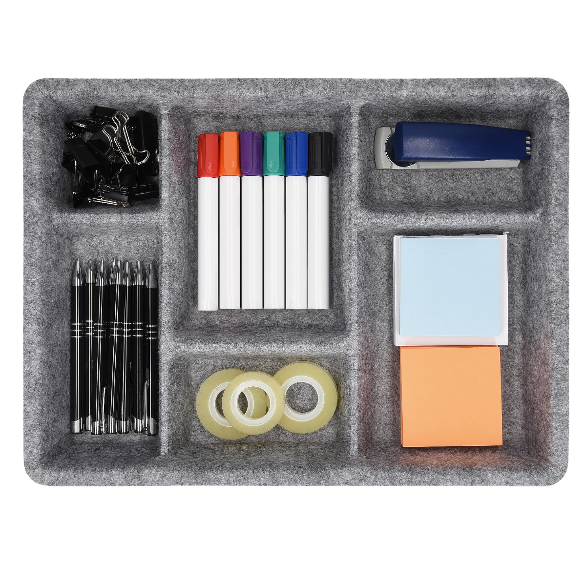 Schubladen Organizer Ordnungssystem Schubladeneinsatz aus Filz für