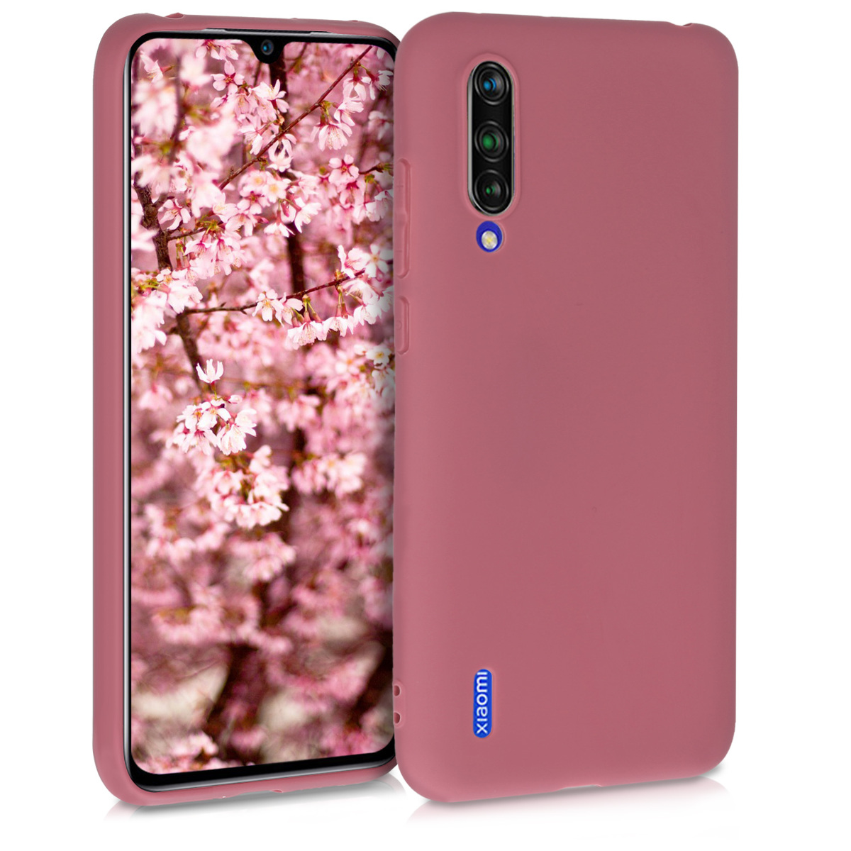 Pouzdro TPU pro Xiaomi Mi 9 Lite - Tmavě růžová