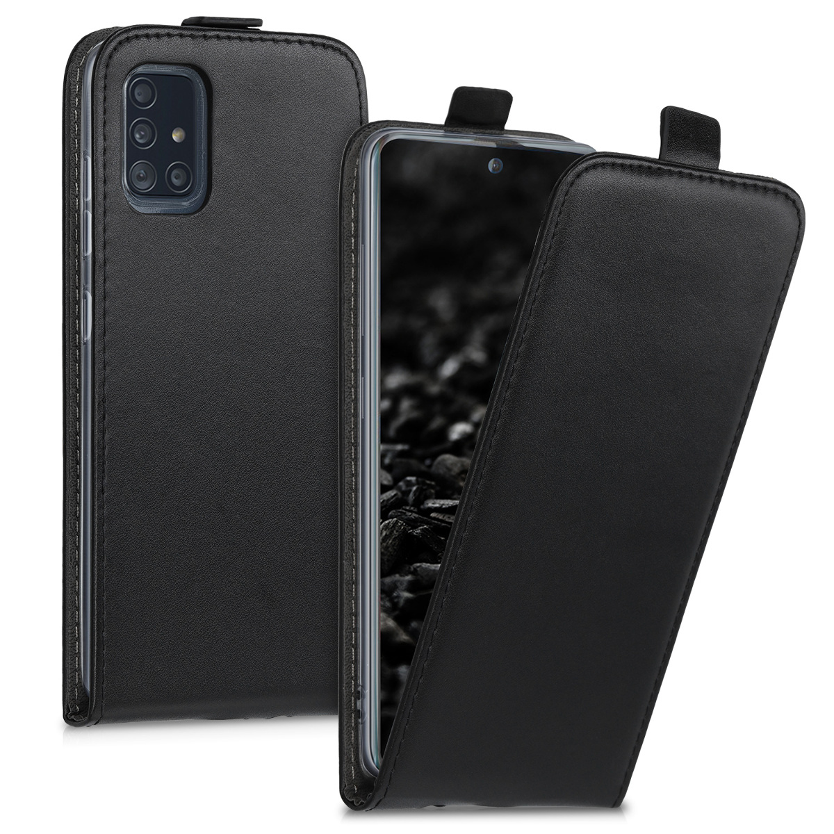 kwmobile Vertical Flip Case for Samsung Galaxy A51 in PU Leather | eBay