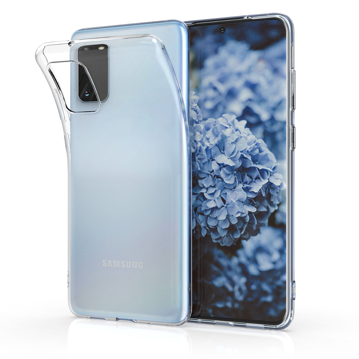 Průhledné silikonové pouzdro / obal pro Samsung S20