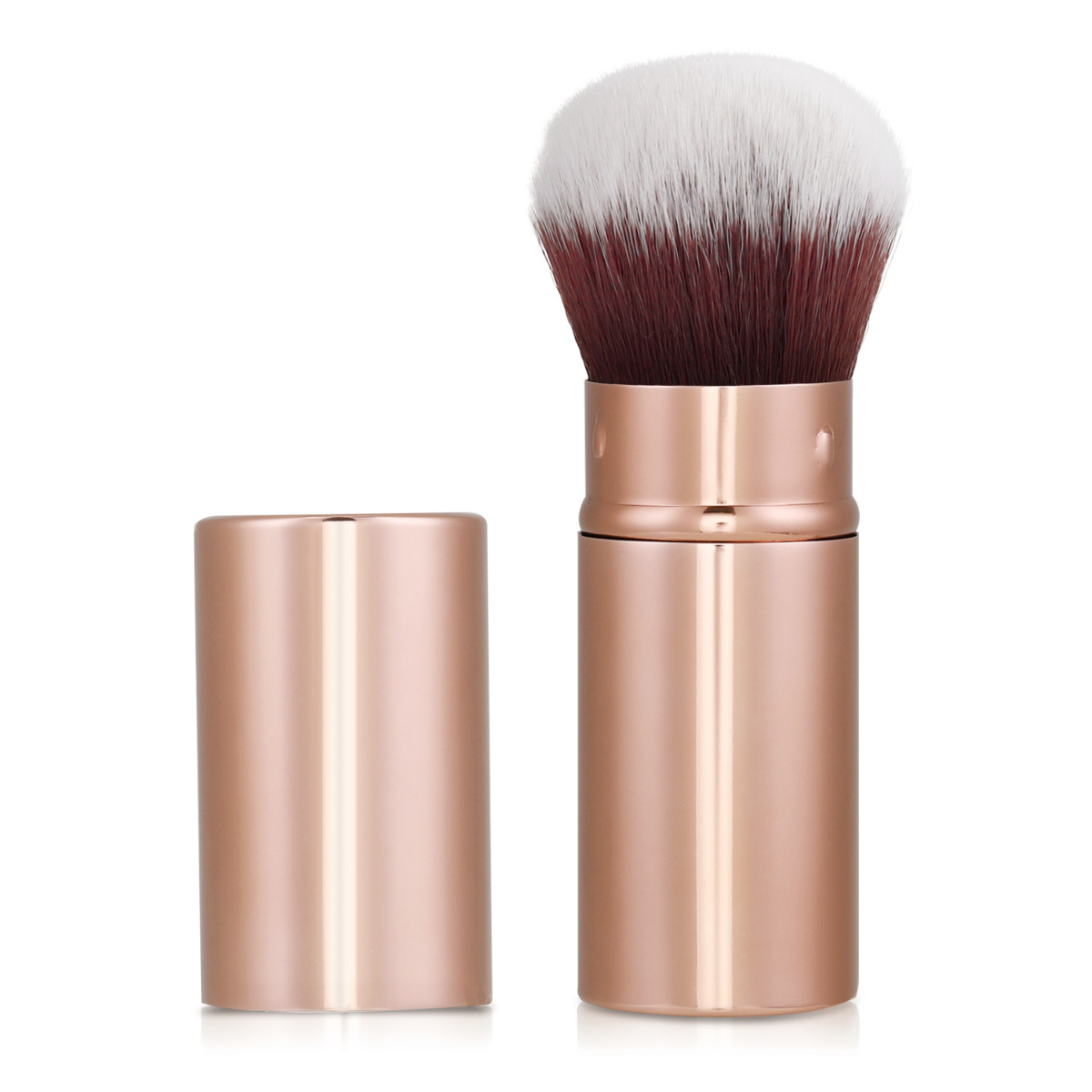 Retractable Kabuki Travel Brush for Liquid Foundation, Blush, Bronzer
