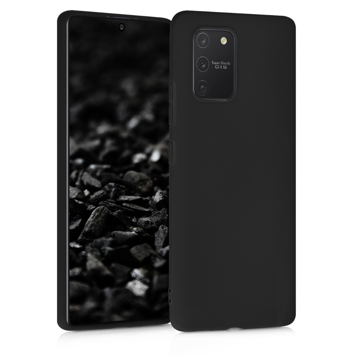 Kvalitní silikonové TPU pouzdro pro Samsung S10 Lite - černé matné