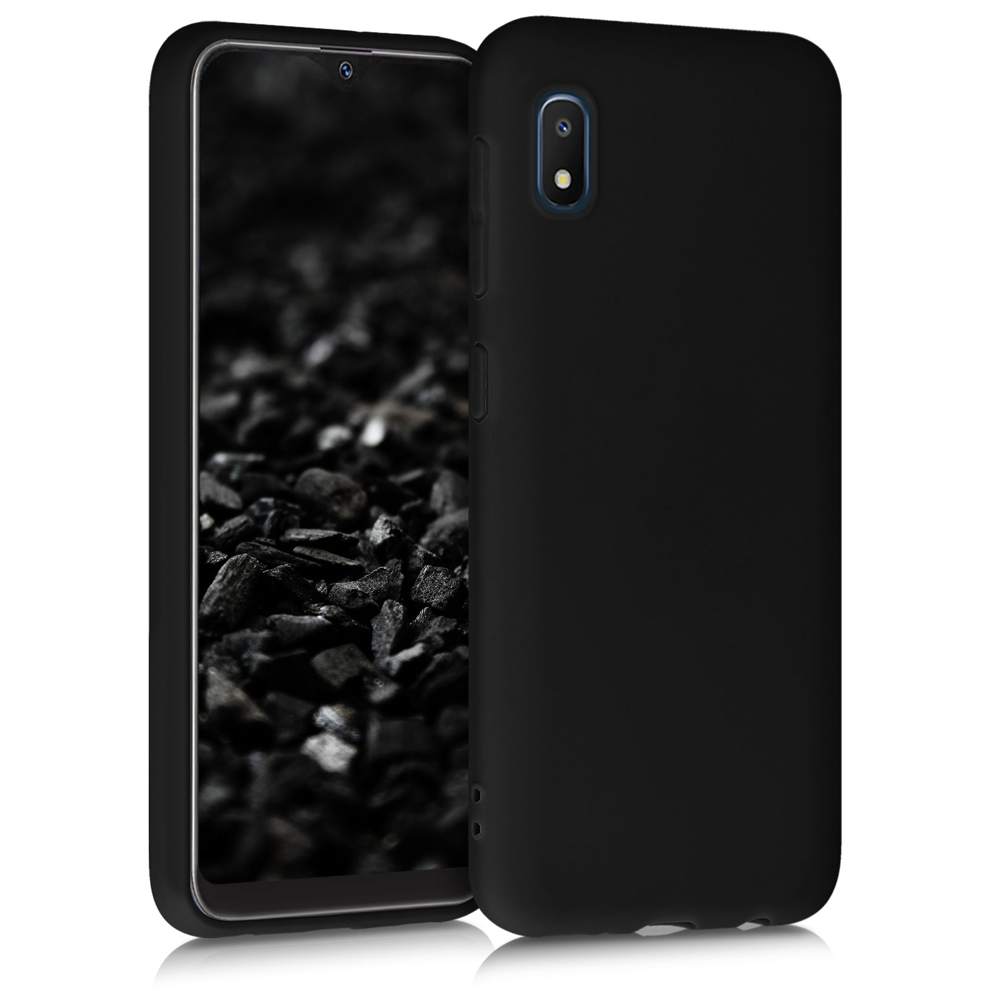 Kvalitní silikonové TPU pouzdro pro Samsung A10e - Black Matte