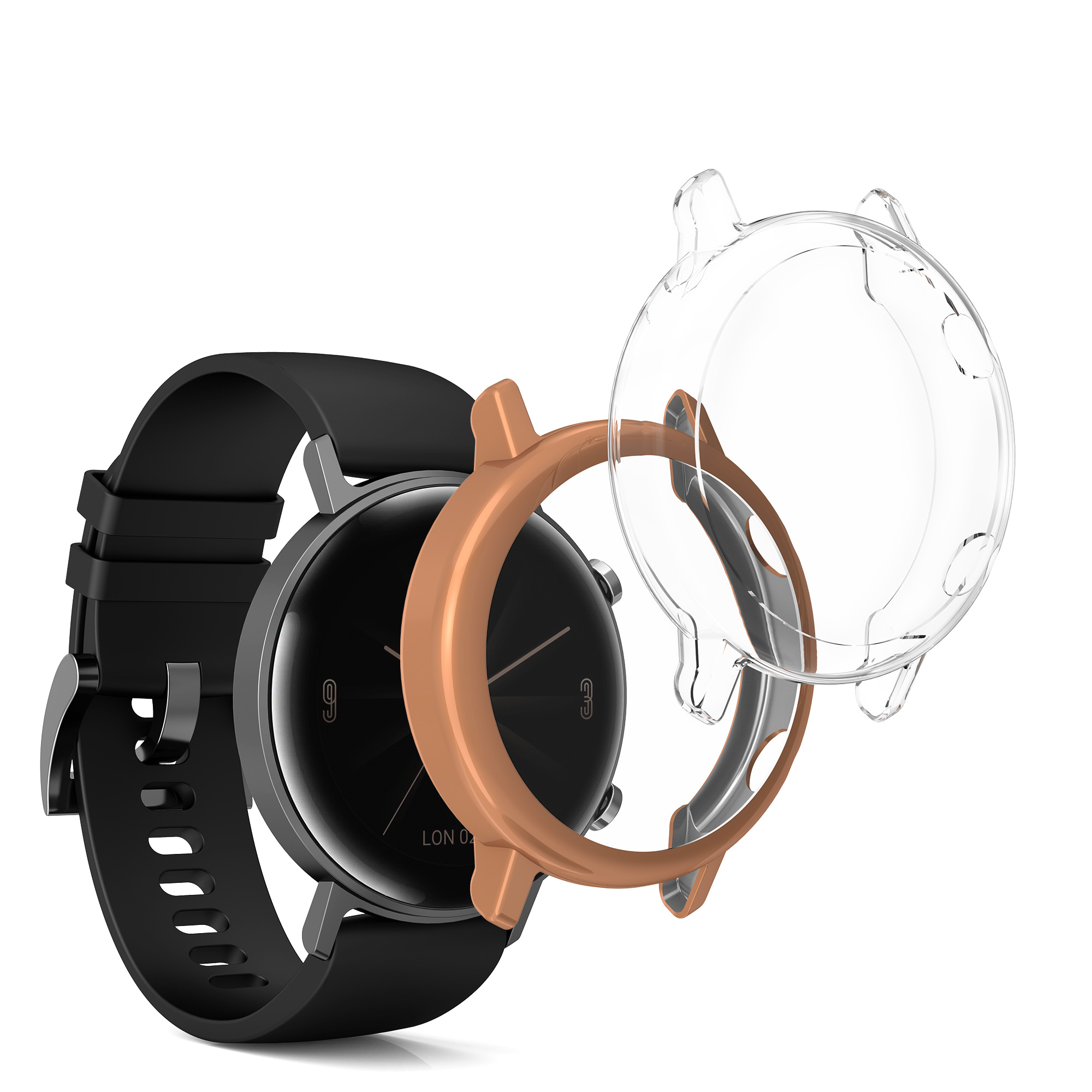 Чехол Hülle для Huawei Watch GT2 42mm Silikon Fullbody Schutzhülle Cover Case