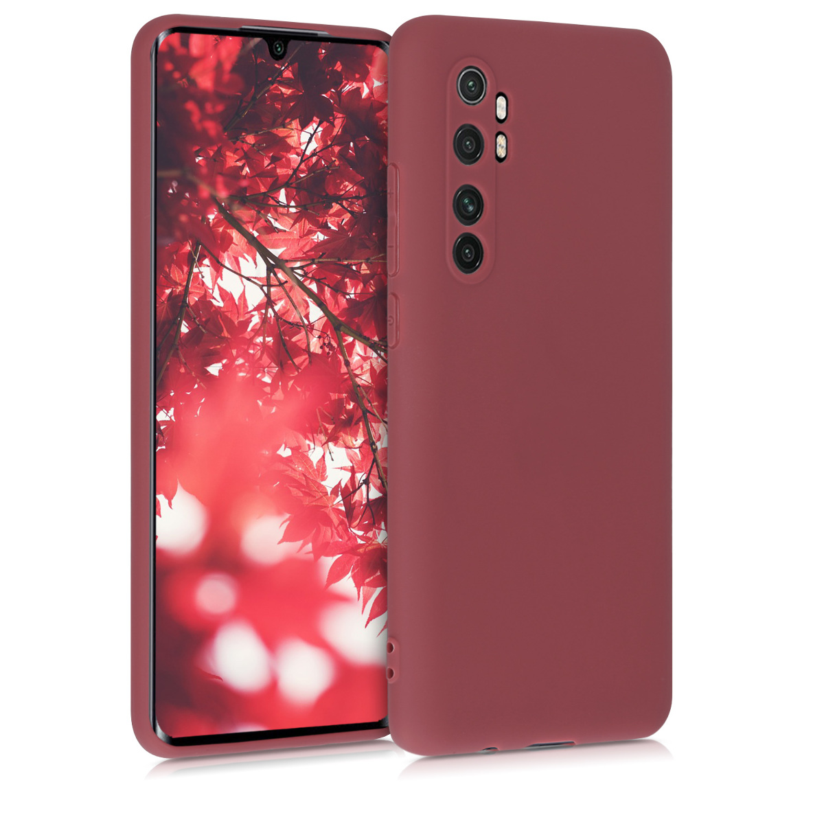 TPU pouzdro pro Xiaomi Mi Note 10 Lite - Bordó červená