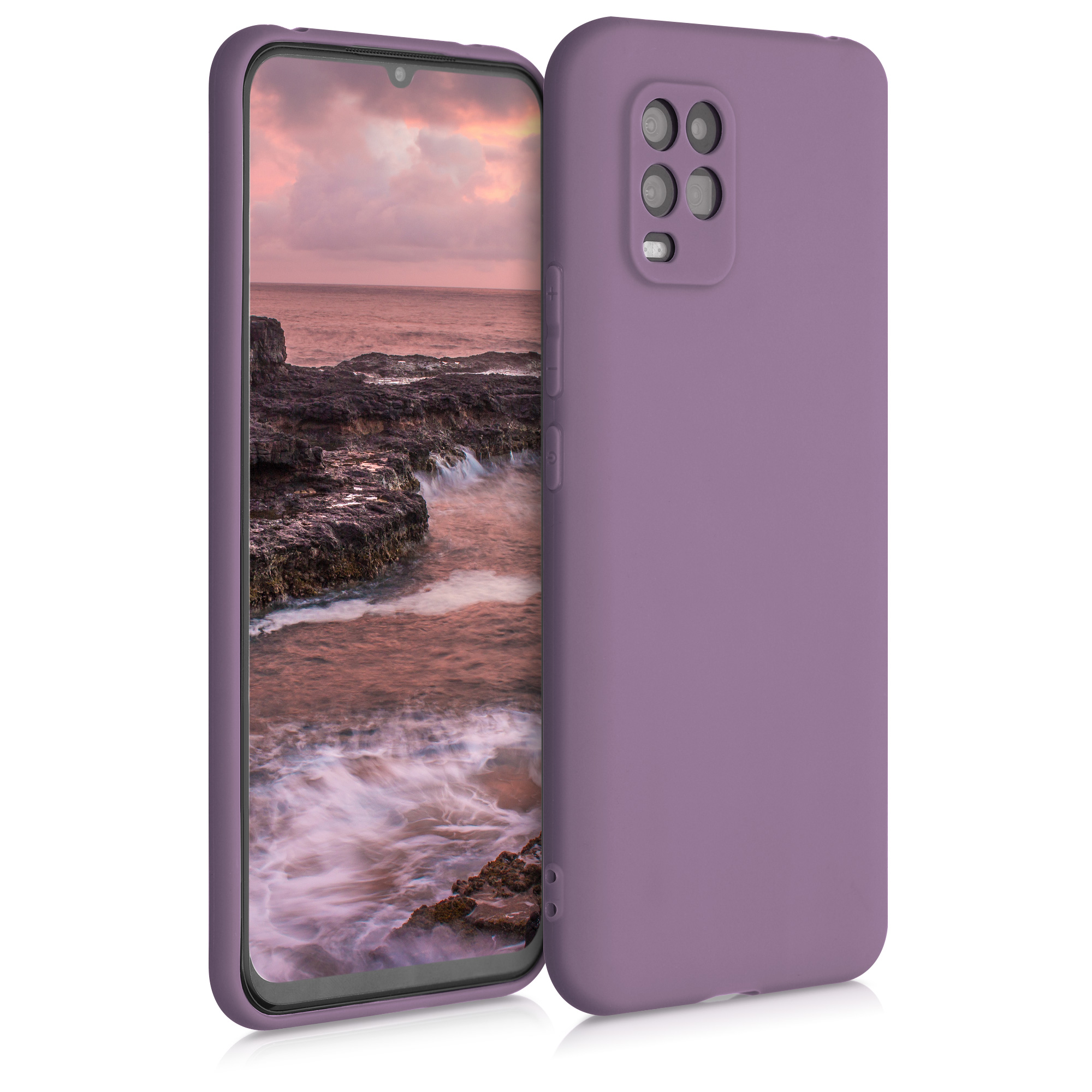 Hroznově fialové silikonové pouzdro / obal pro Xiaomi Mi 10 Lite