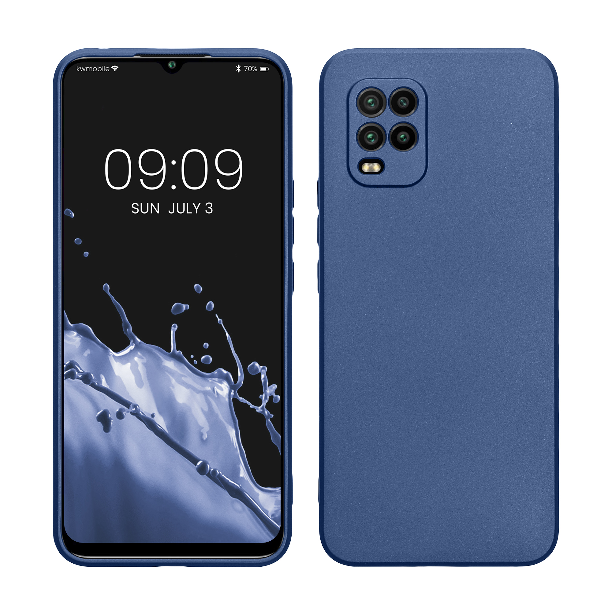 TPU pouzdro pro Xiaomi Mi 10 Lite (5G) - Modrá metalíza