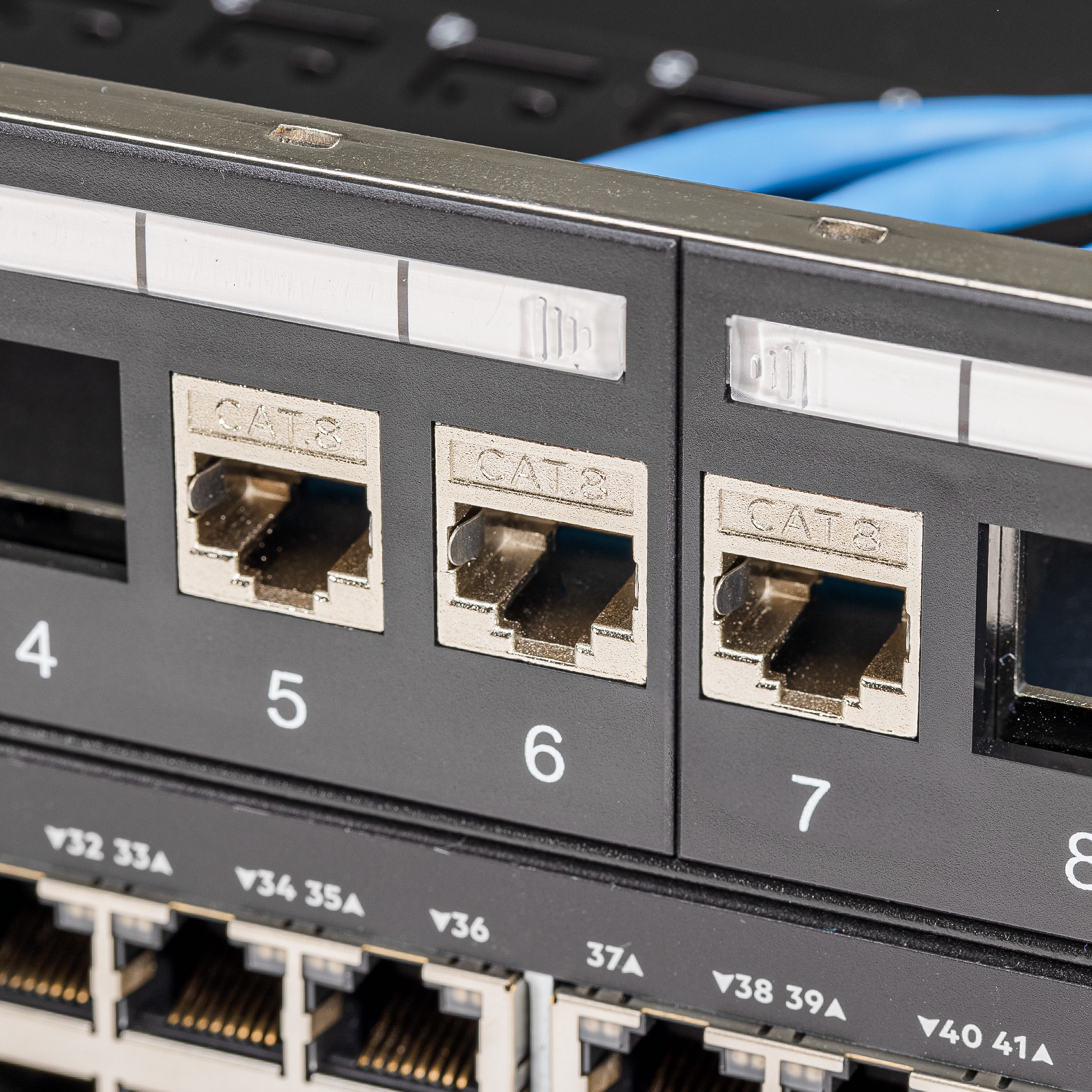 24x Keystone Modul CAT 8 Kabel 40 Gbit/s geschirmt Metall Gehäuse Snap In - Photo 7/7