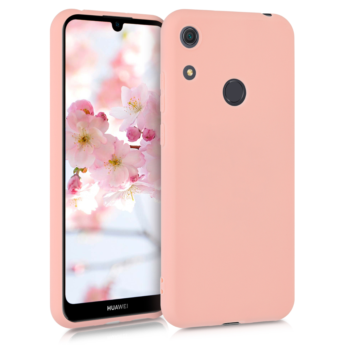 Pouzdro TPU pro Huawei Y6s (2019) - Rose Gold Matte