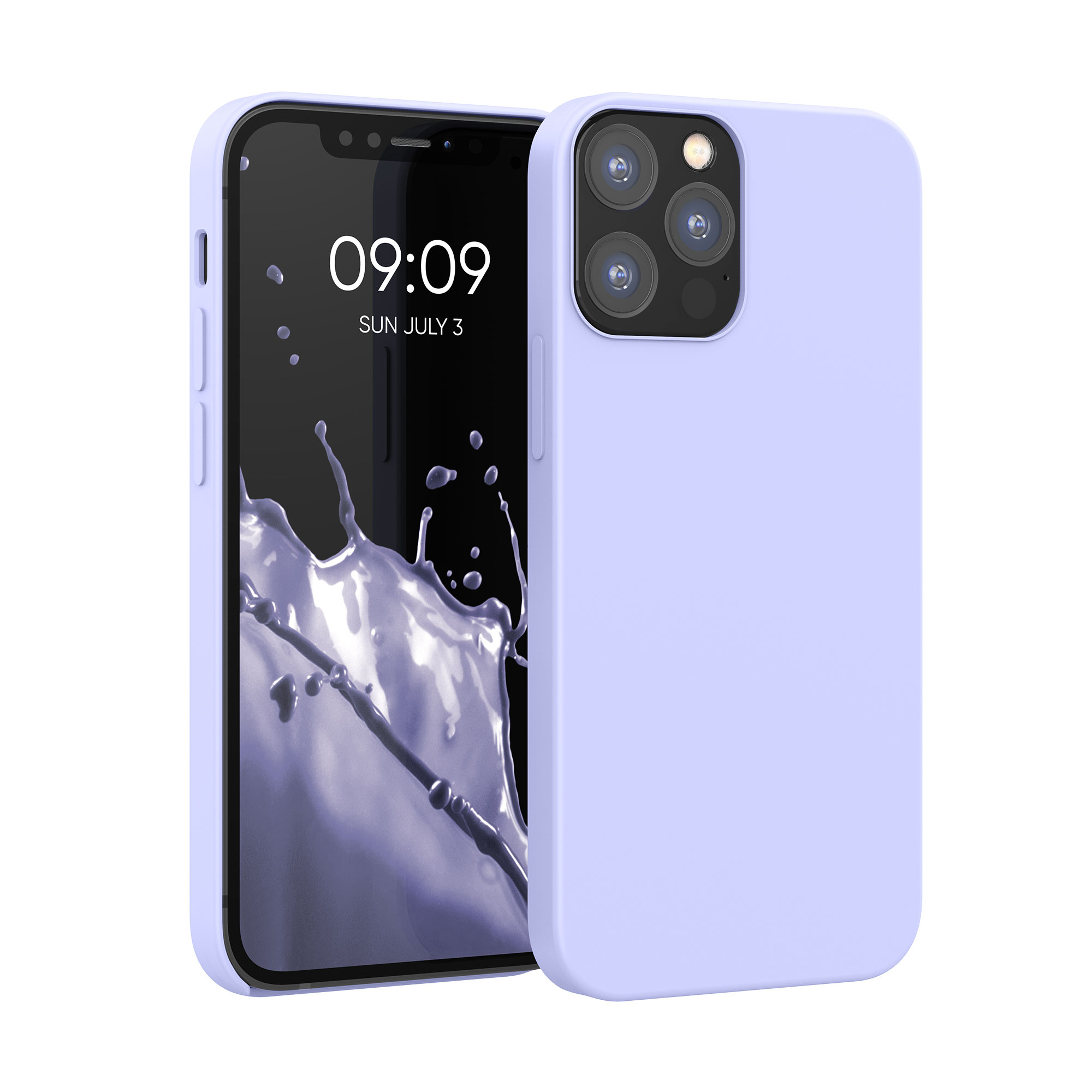 Kvalitní silikonové TPU pouzdro pro Apple iPhone 12 / 12 Pro - Light Lavender