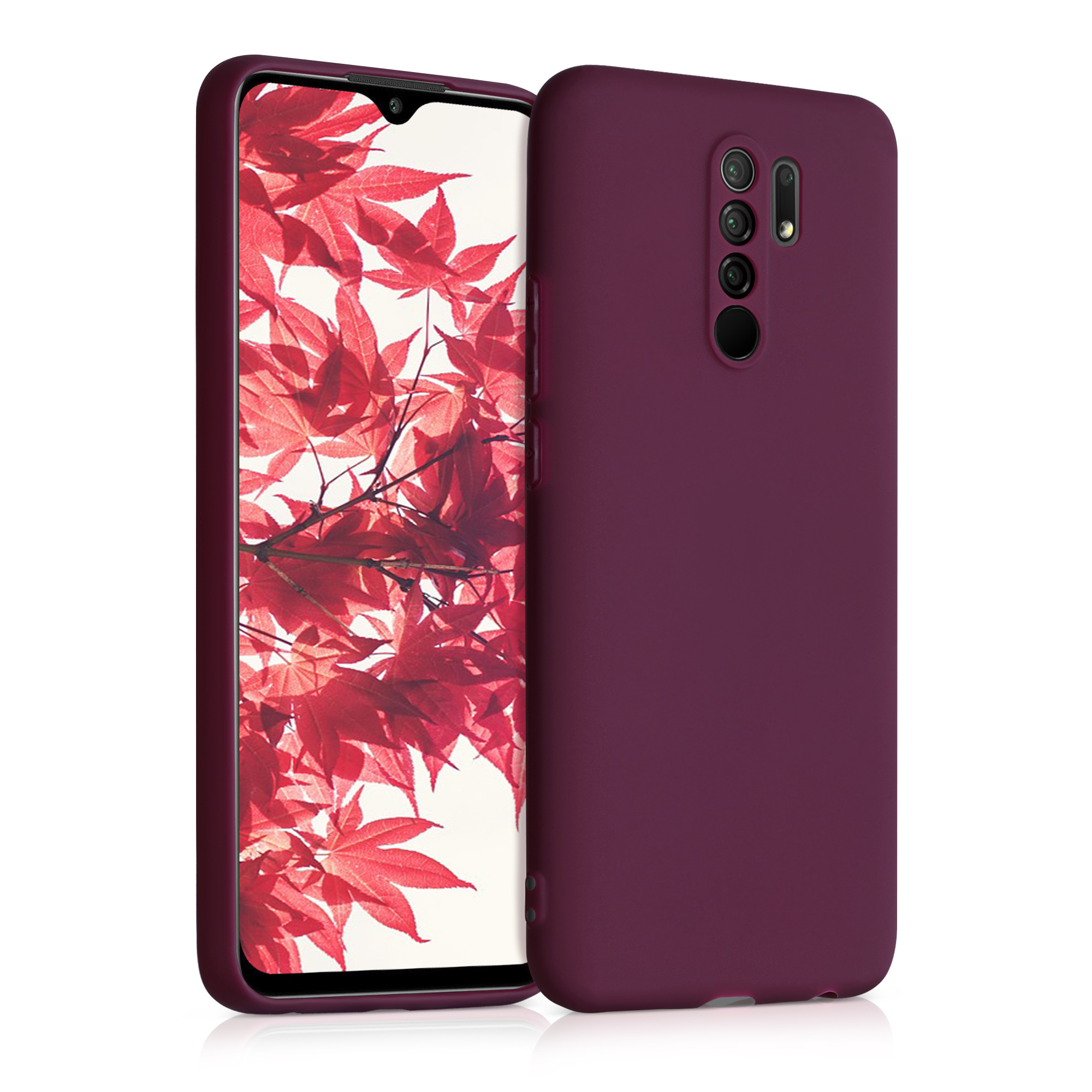 Kvalitní silikonové TPU pouzdro | obal pro Xiaomi Redmi 9 - Bordeaux fialový