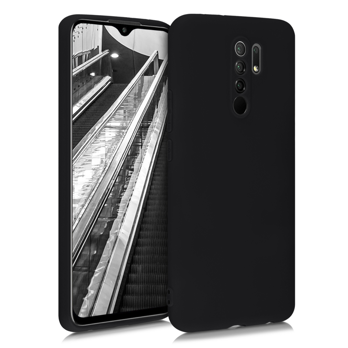 TPU pouzdro pro Xiaomi Redmi 9 - Černá matná