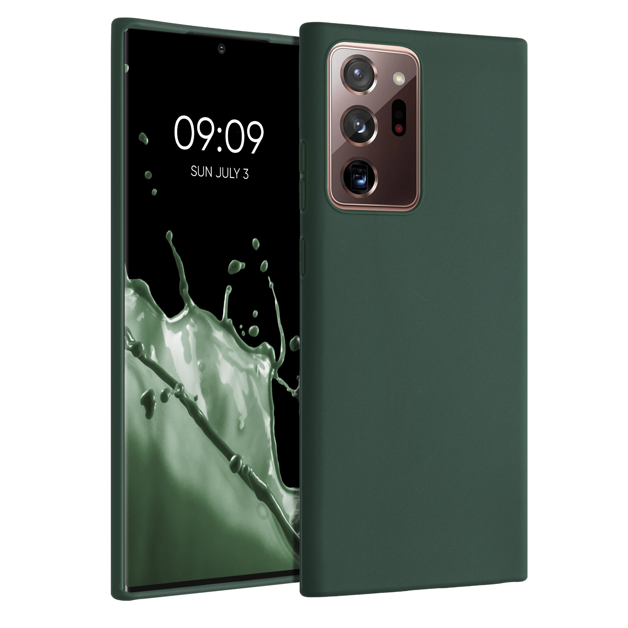 Kvalitní silikonové TPU pouzdro pro Samsung Note 20 Ultra - Moss zelené