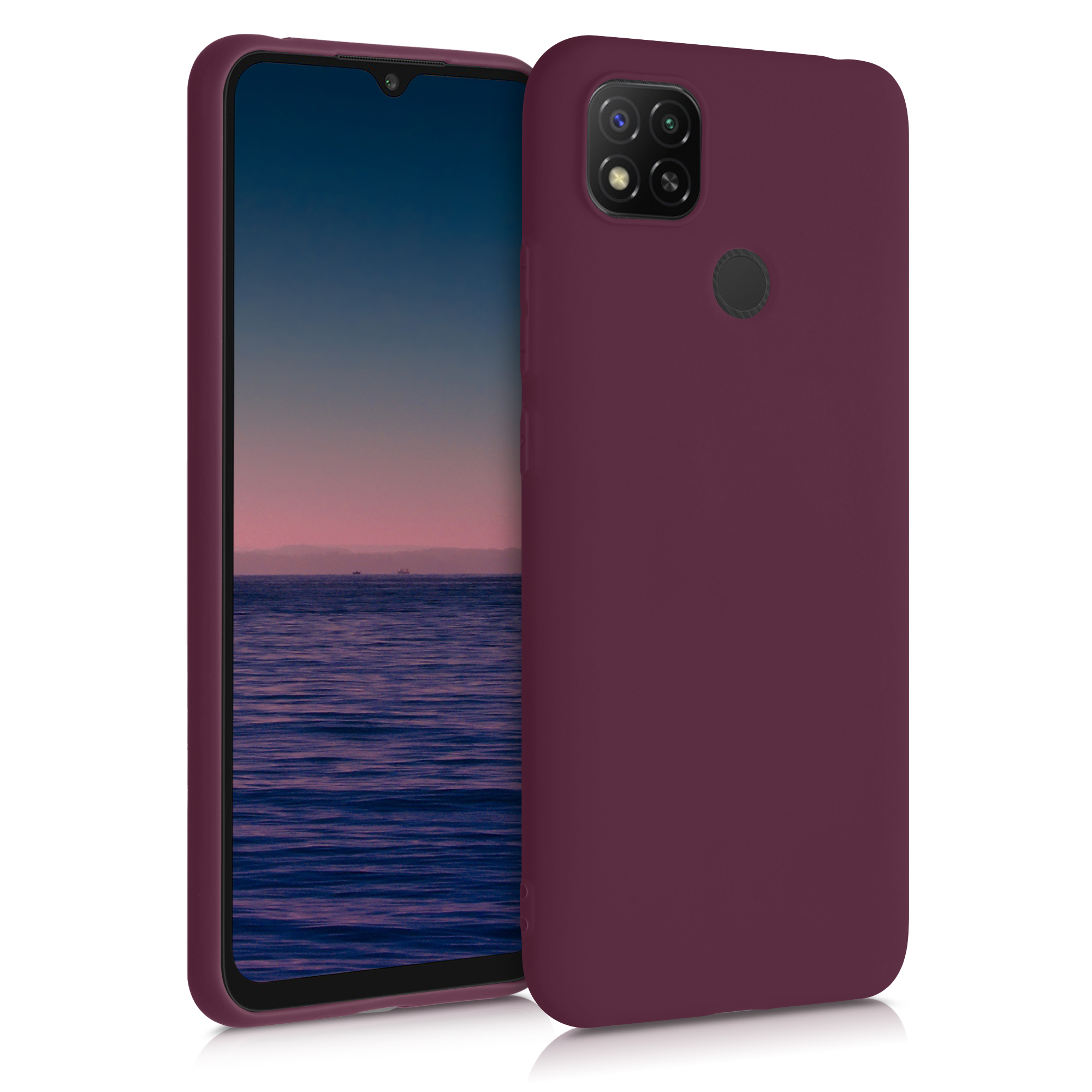 Kvalitní silikonové TPU pouzdro | obal pro Xiaomi Redmi 9C - Bordeaux fialový