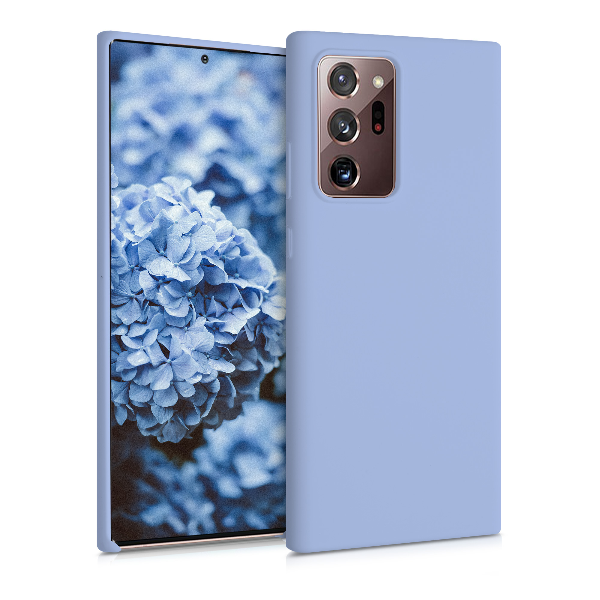 Kvalitní silikonové TPU pouzdro pro Samsung Note 20 Ultra - světle  modré matné