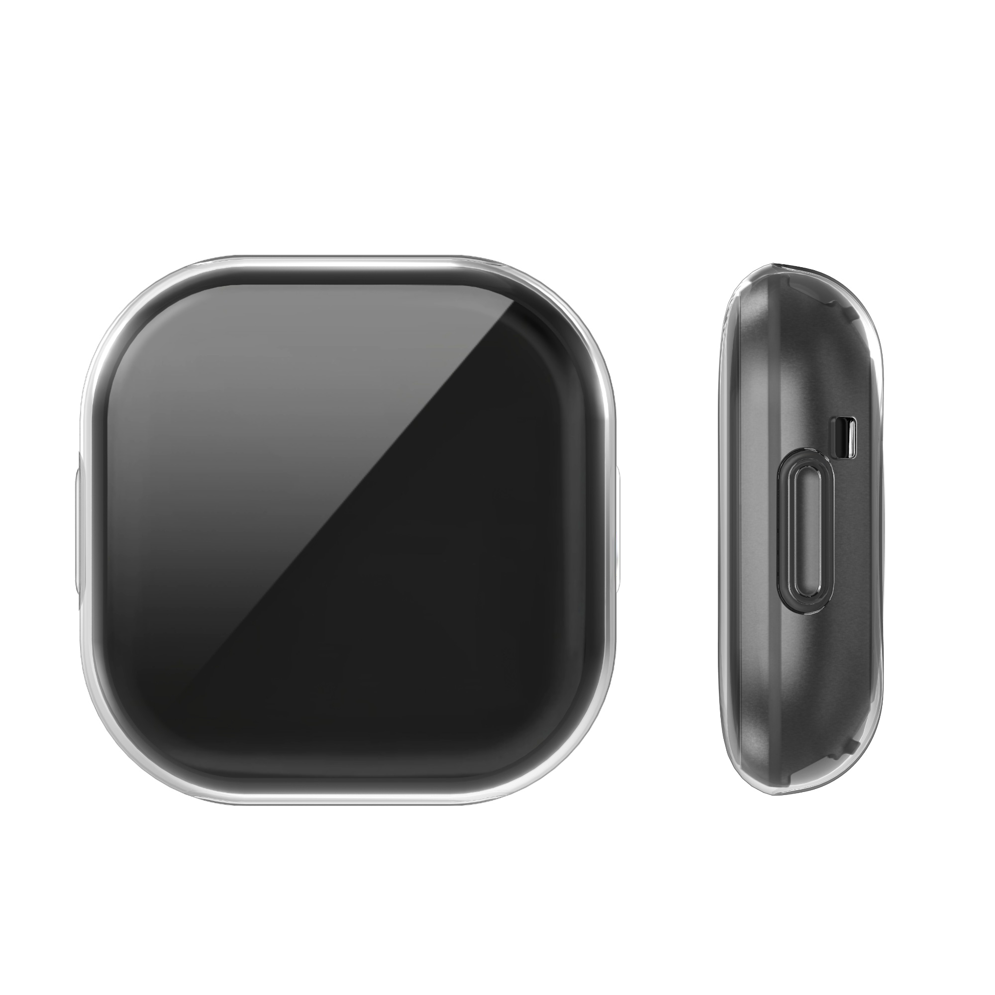 Hülle für Fitbit Versa 3 Sense Silikon Fullbody Schutzhülle Cover Case kwmobile