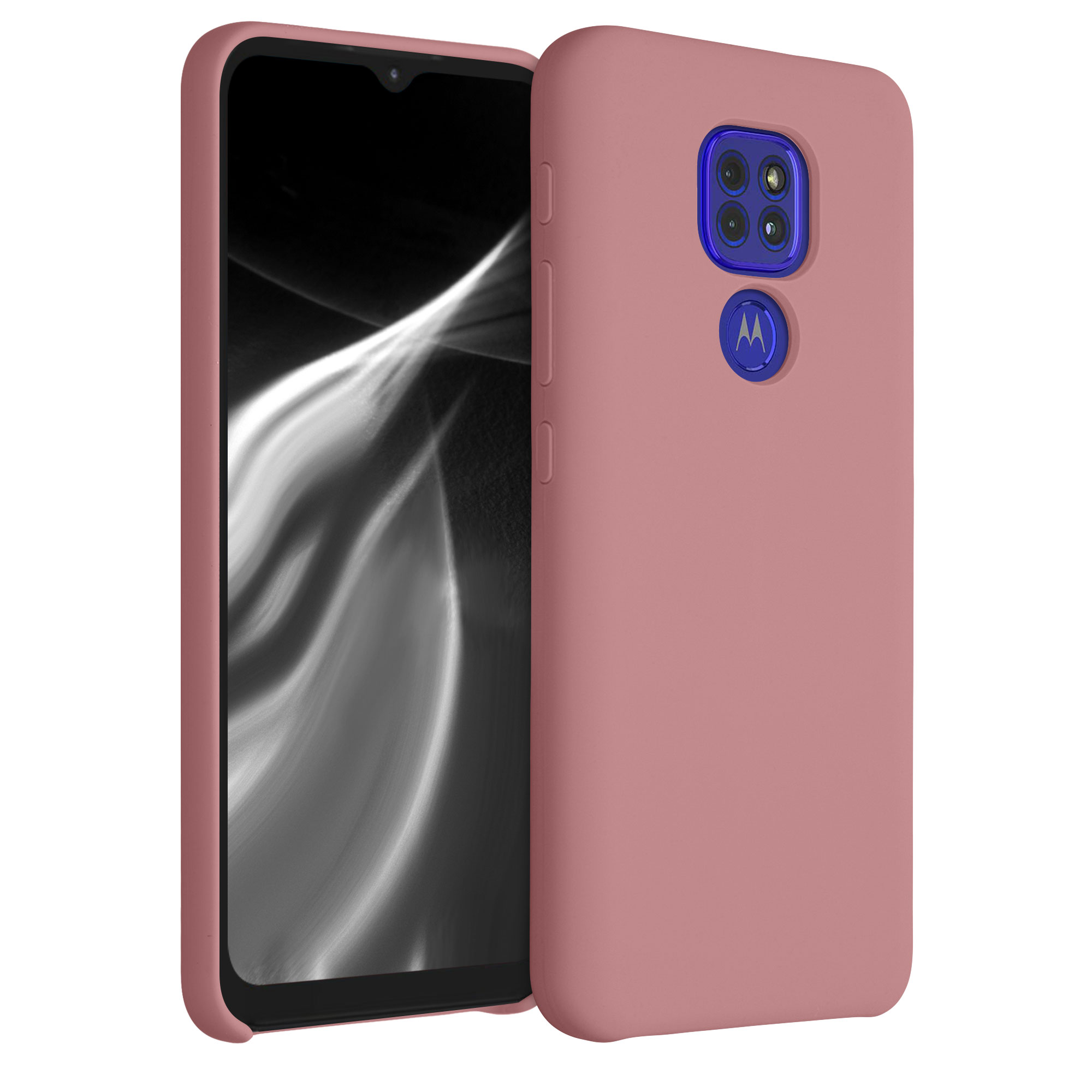 Kvalitní silikonové TPU pouzdro | obal pro Motorola Moto G9 Play / Moto E7 Plus - Růžová hnědá