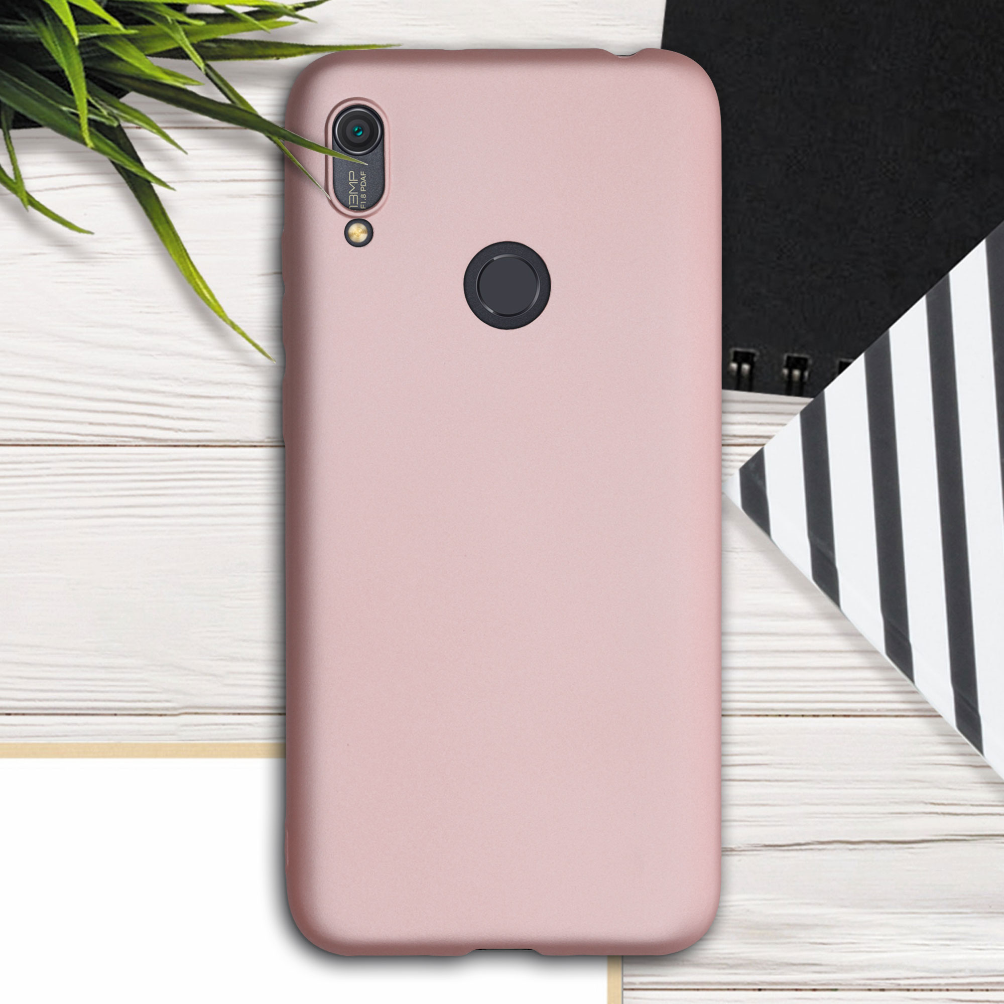 Kwmobile Metallic Tpu Silicone Case Cover For Huawei Y6s 2019 Ebay