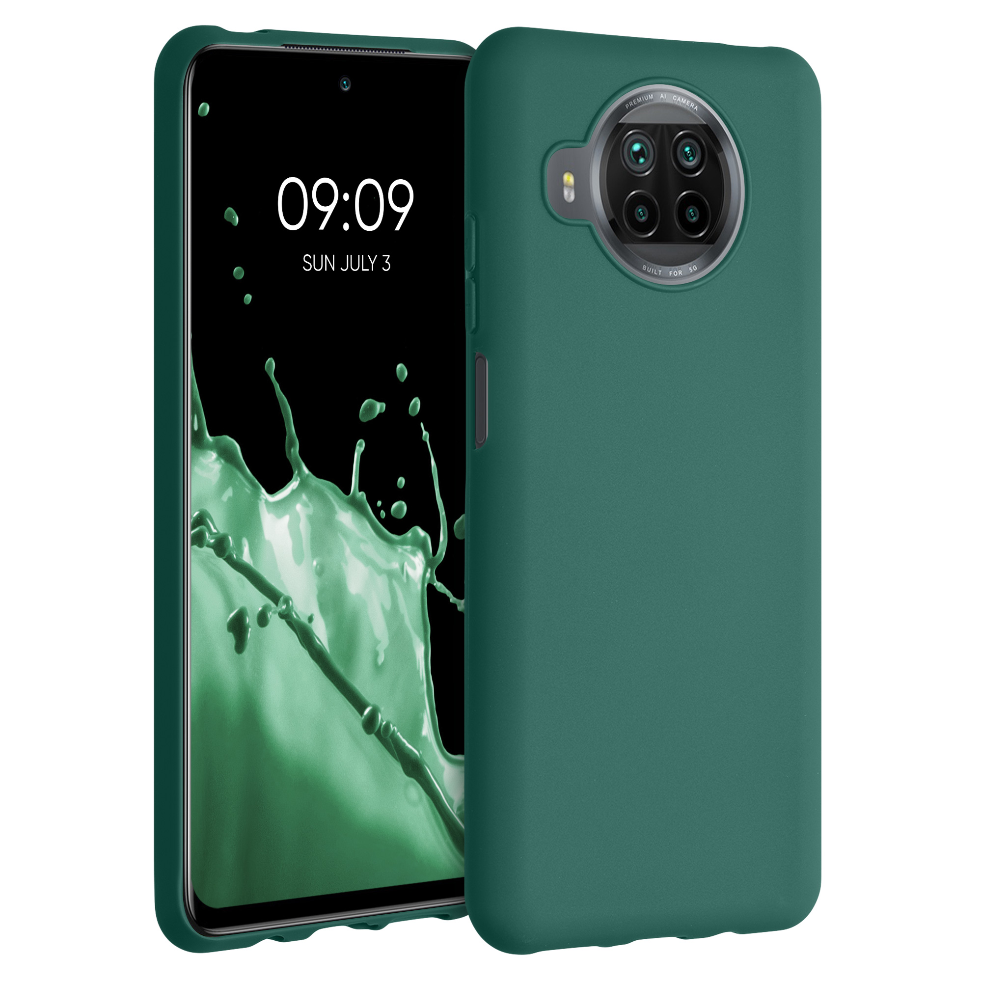 TPU pouzdro pro Xiaomi Mi 10T Lite - Tyrkysově zelená