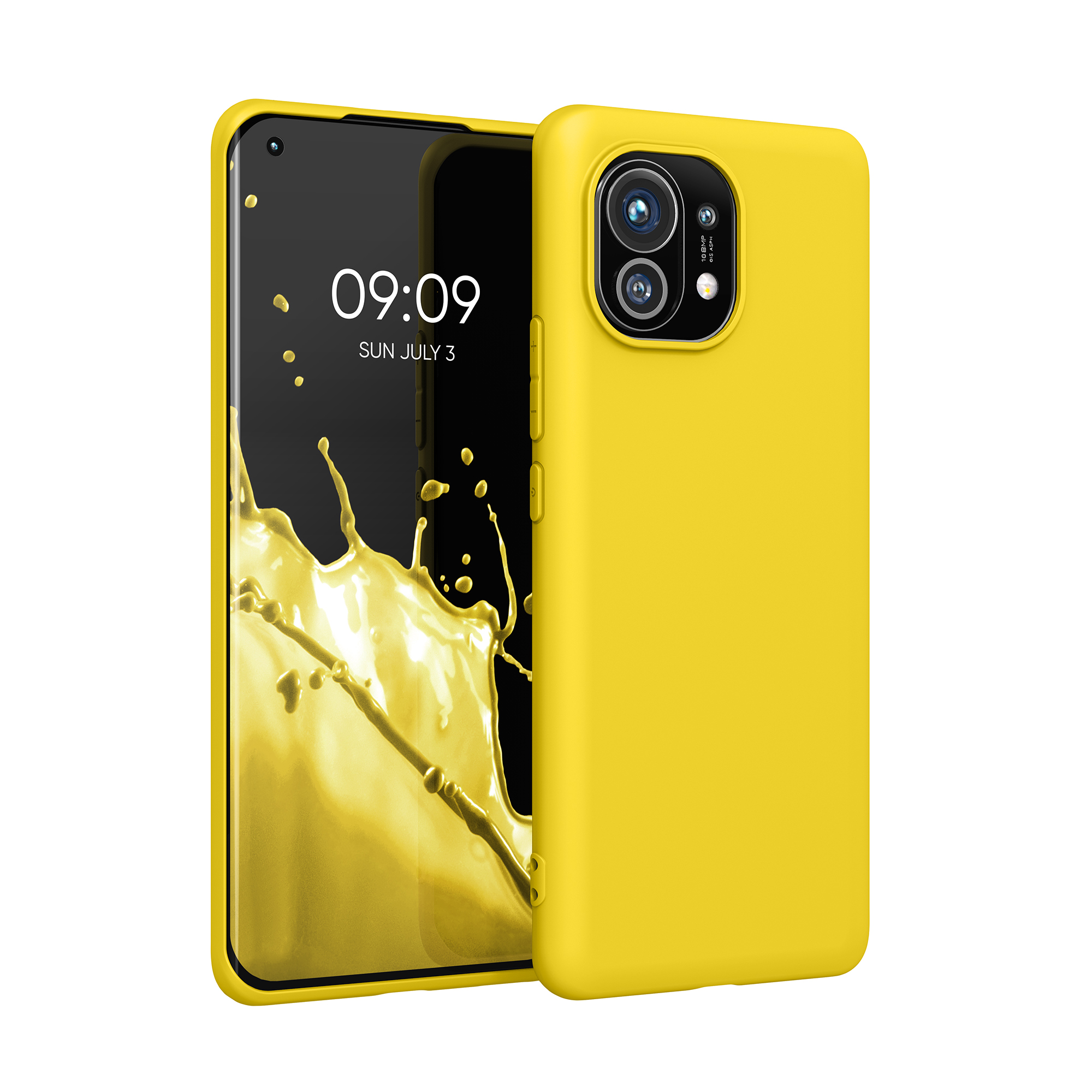 Kvalitní silikonové TPU pouzdro | obal pro Xiaomi Mi 11 -  Zářivá žlutá