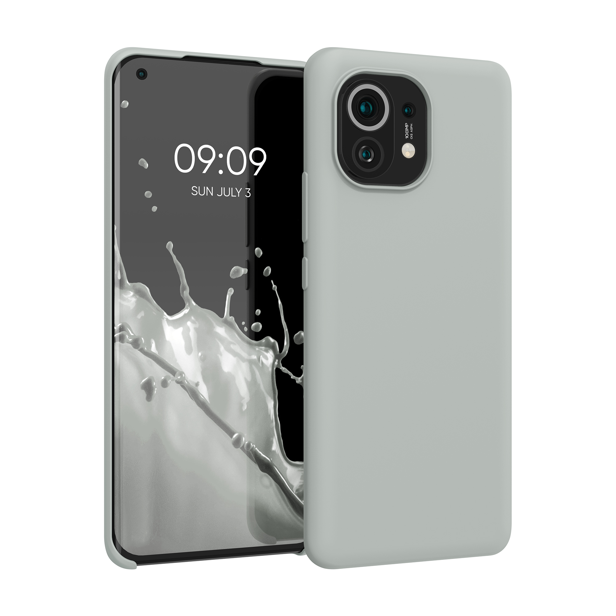 Kvalitní silikonové TPU pouzdro | obal pro Xiaomi Mi 11 - Světle šedá matná