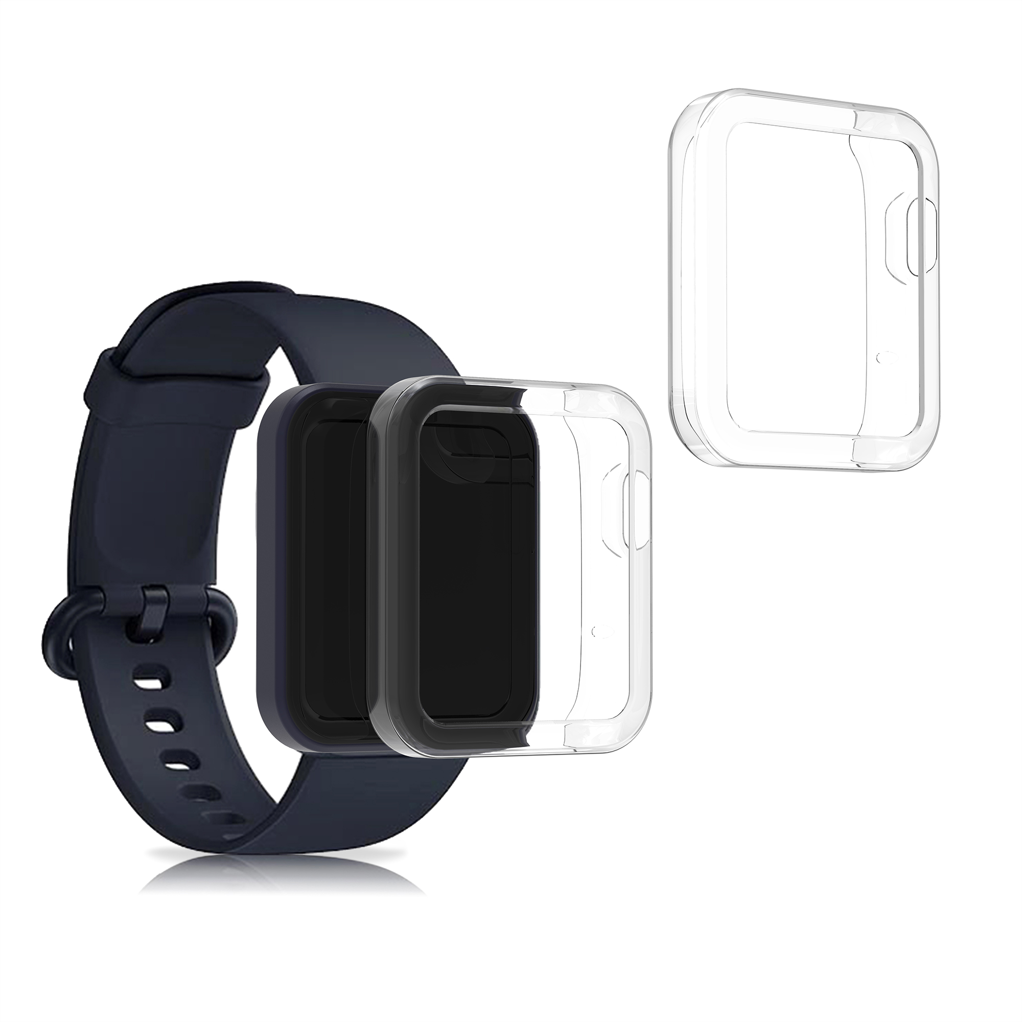 Rámeček 2-Pack Fitness Tracker pro Xiaomi Mi Watch Lite / Redmi Watch - Transparentní
