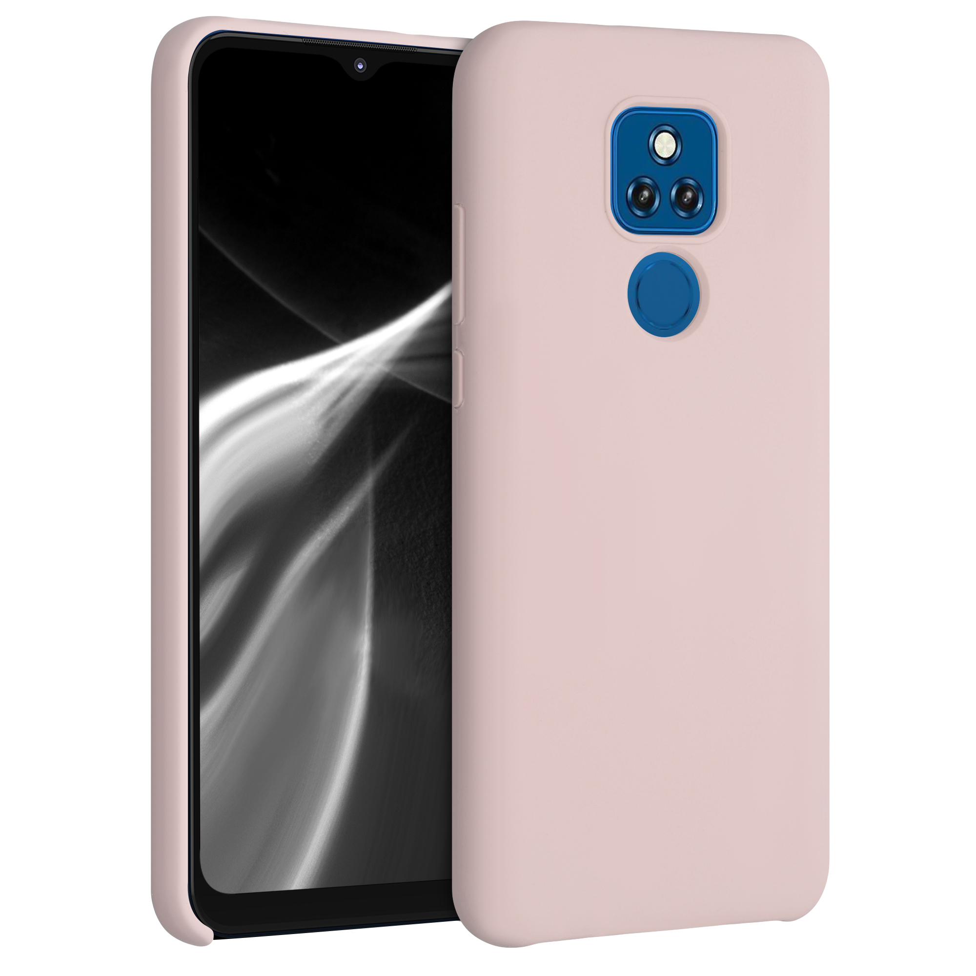 Kvalitní silikonové TPU pouzdro | obal pro Motorola Moto G Play (2021) - Prašná růžová
