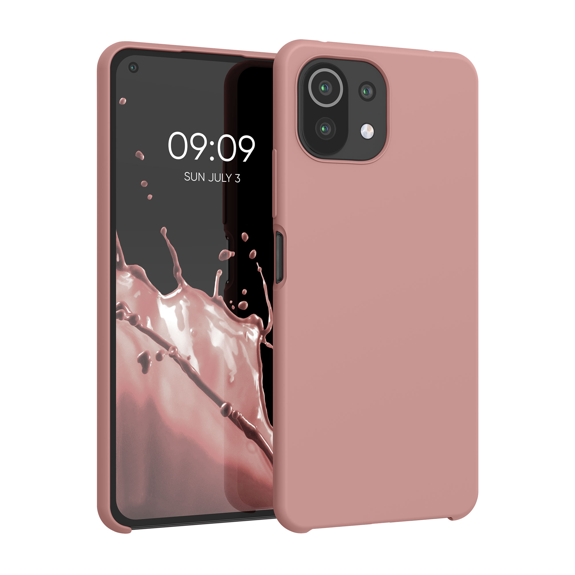 Kvalitní silikonové TPU pouzdro | obal pro Xiaomi Mi 11 Lite (5G) -  Růžové opálení