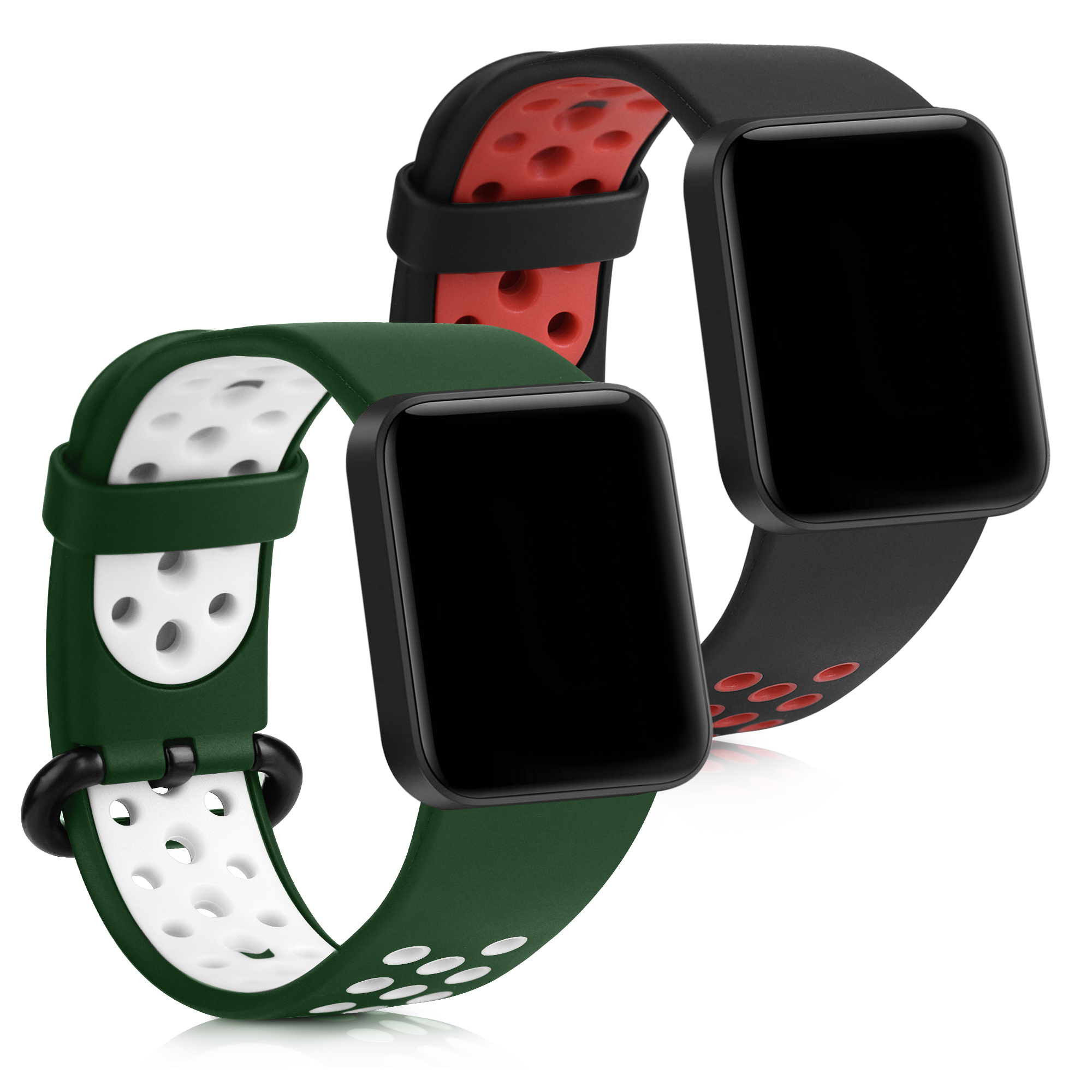 Řemínky pro hodinky Xiaomi Mi Watch Lite / Redmi Watch - Černá / červená / zelená / bílá