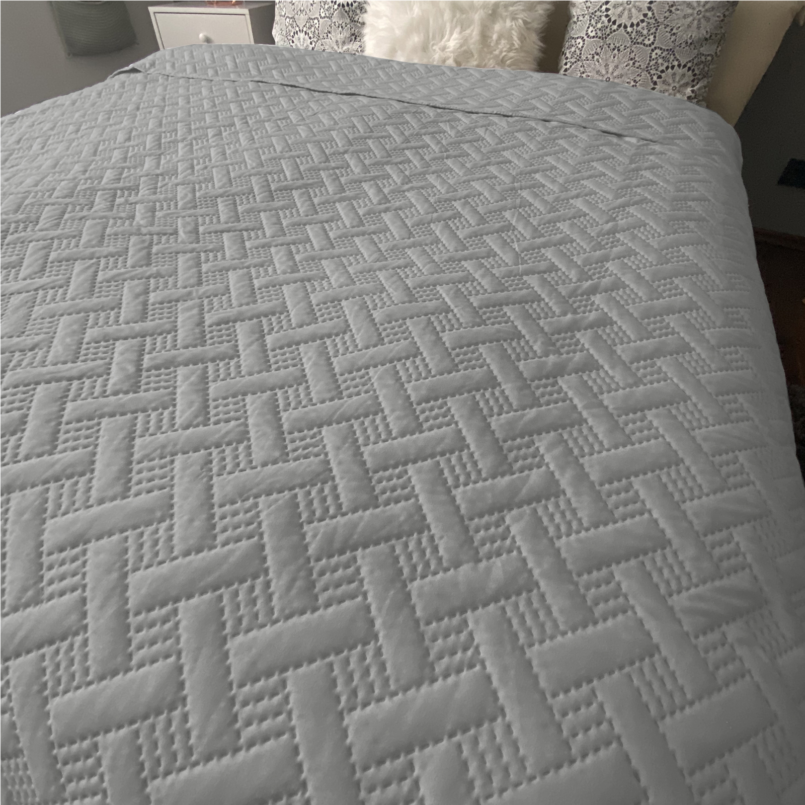 Настольная вешалка для одежды Bett & Sofaüberwurf Grau 200 см x 220 см