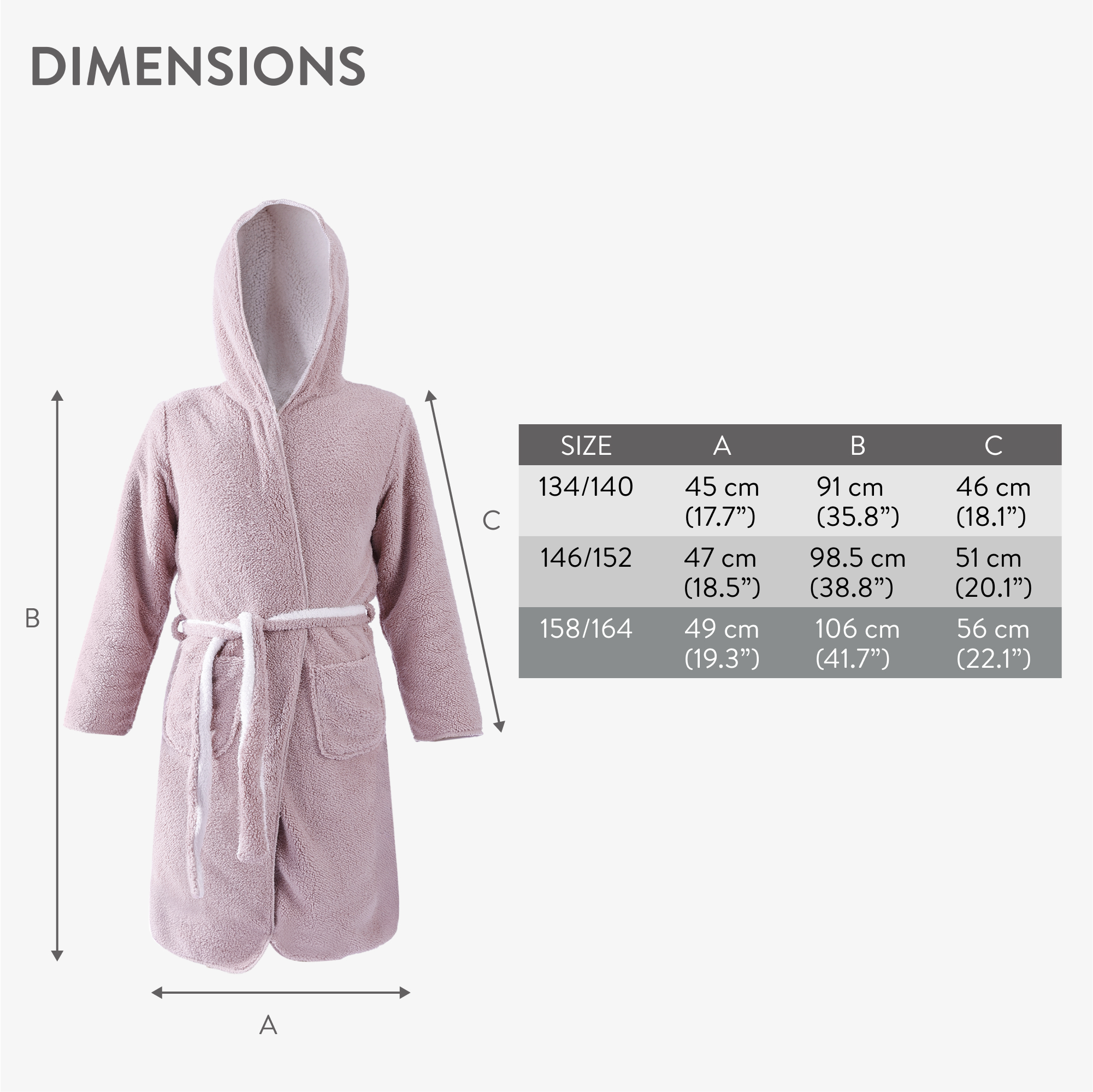 Kuschelfleece Kinder Bademantel Morgenmantel für Jungen und Mädchen mit Gürtel - Bild 6 von 9