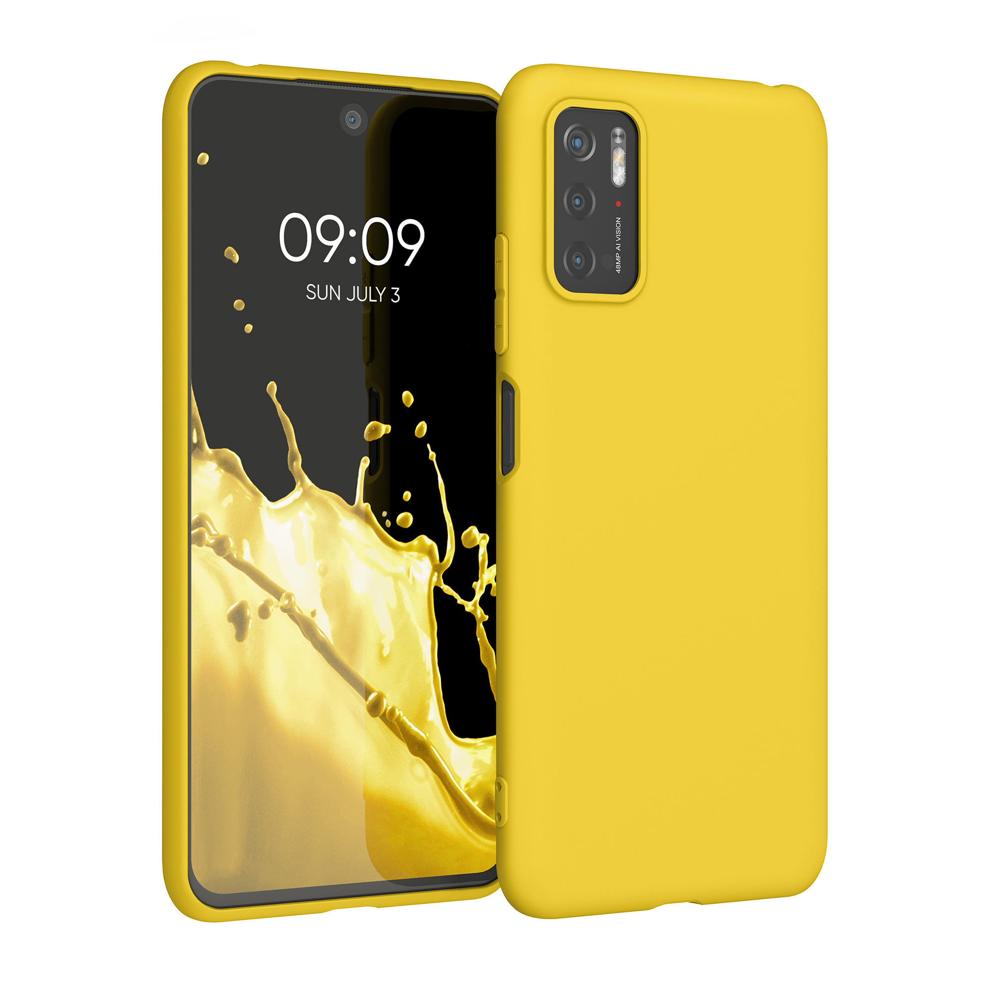 TPU pouzdro pro Xiaomi Poco M3 Pro 5G - Medově žlutá
