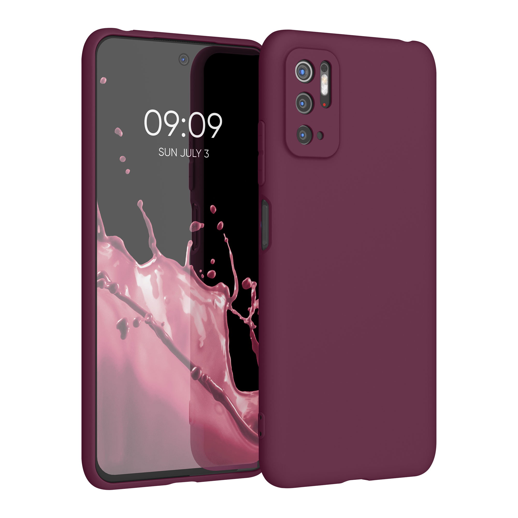 TPU pouzdro pro Xiaomi Poco M3 Pro 5G - Bordeauxská fialová