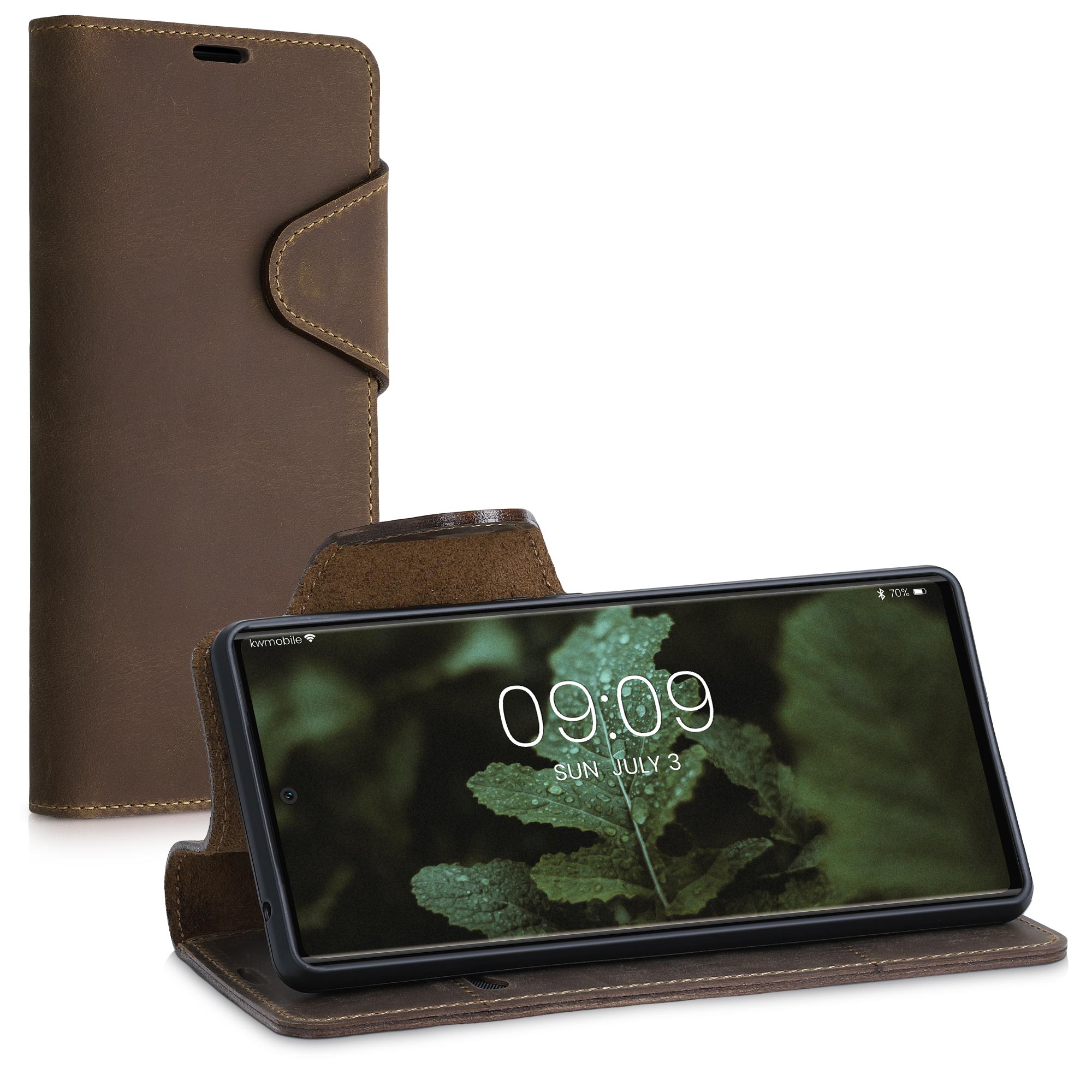 Genuine Leather Wallet Case for Google Pixel 6 with Stand - Picture 8 of 8