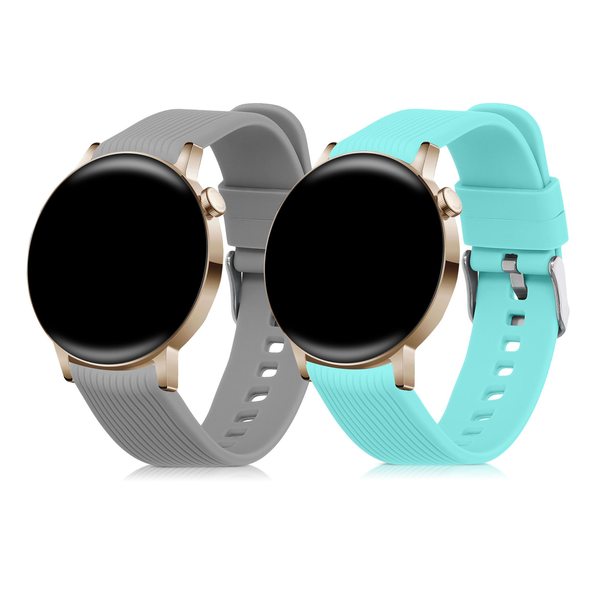 Řemínky na hodinky pro Huawei Watch GT 3 Pro (43 mm) / Watch GT 3 (42 mm) - Mátová / šedá