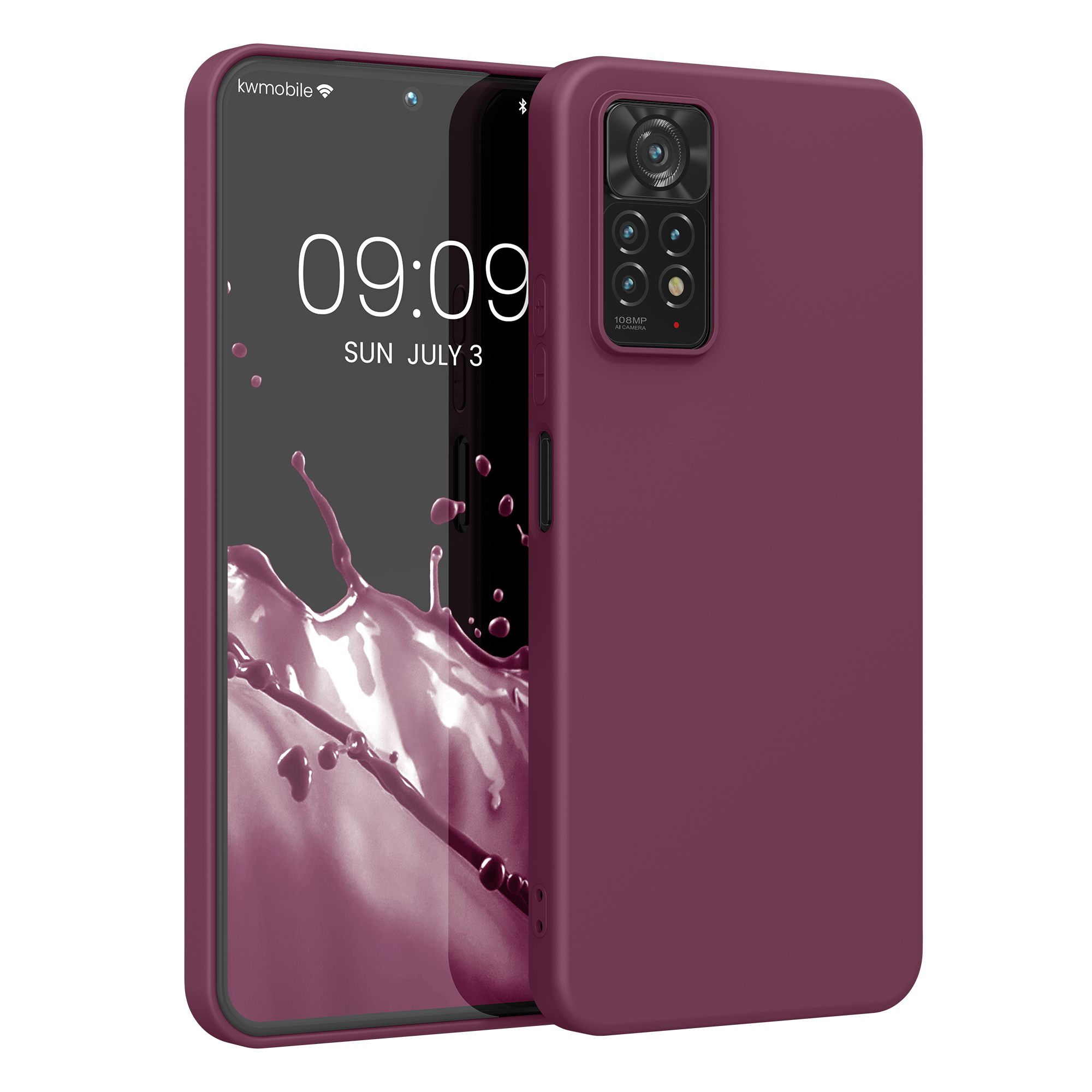 TPU pouzdro pro Xiaomi Redmi Note 11 Pro / Note 11 Pro (5G) - Bordeauxská fialová