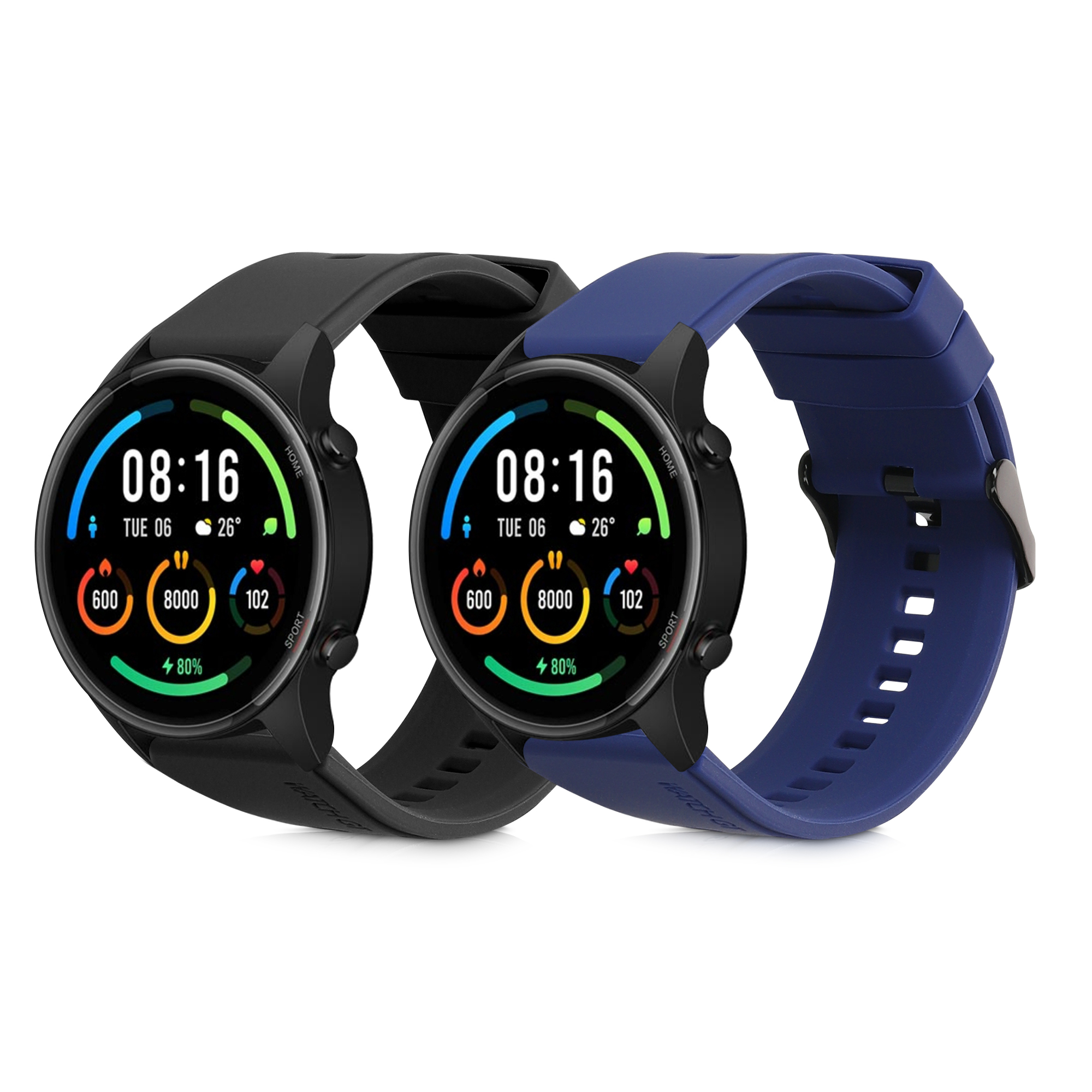 Řemínky pro hodinky Xiaomi Mi Watch Color Sport / S1 Active - Černá / tmavě modrá