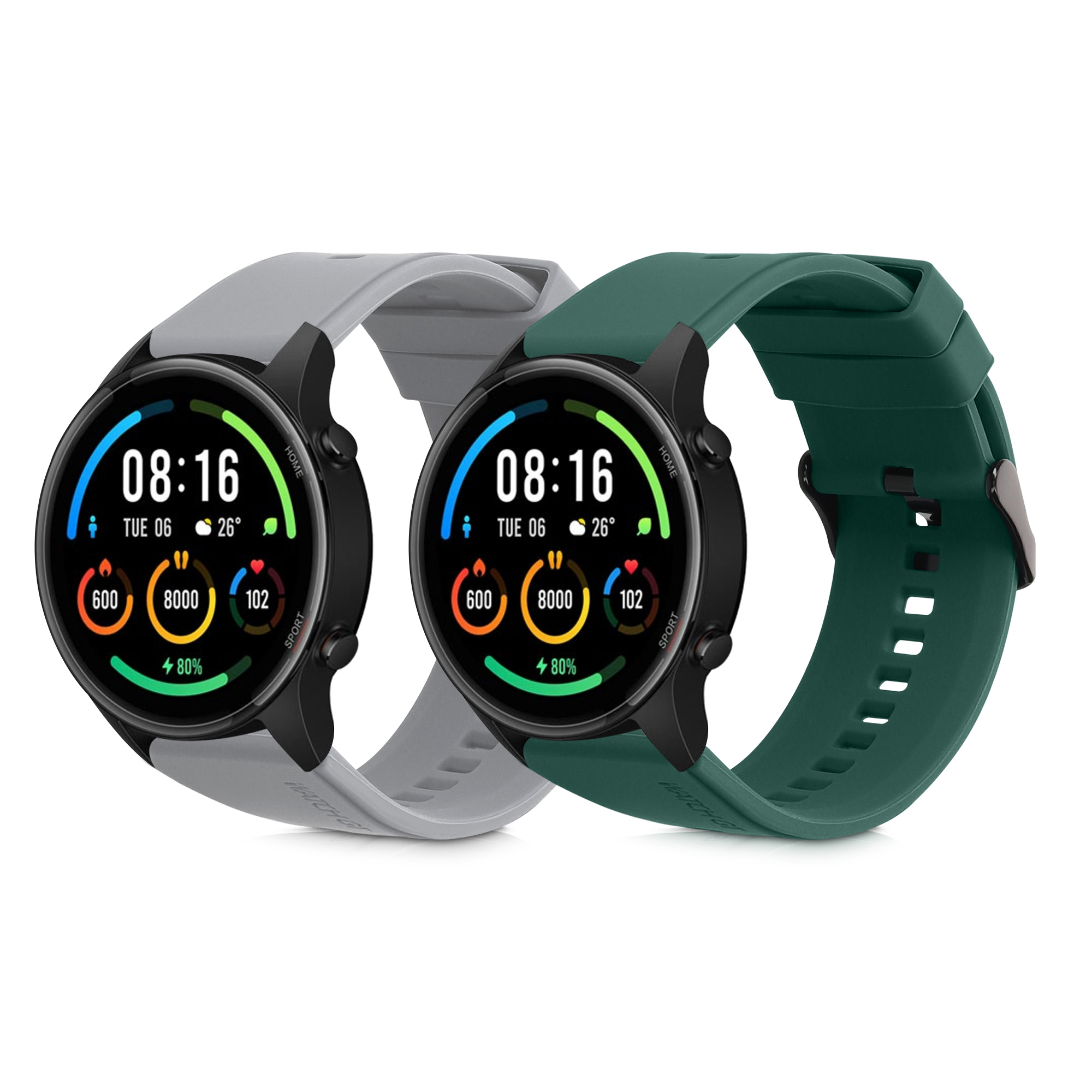 Řemínky pro hodinky Xiaomi Mi Watch Color Sport / S1 Active - Šedá / tmavě zelená