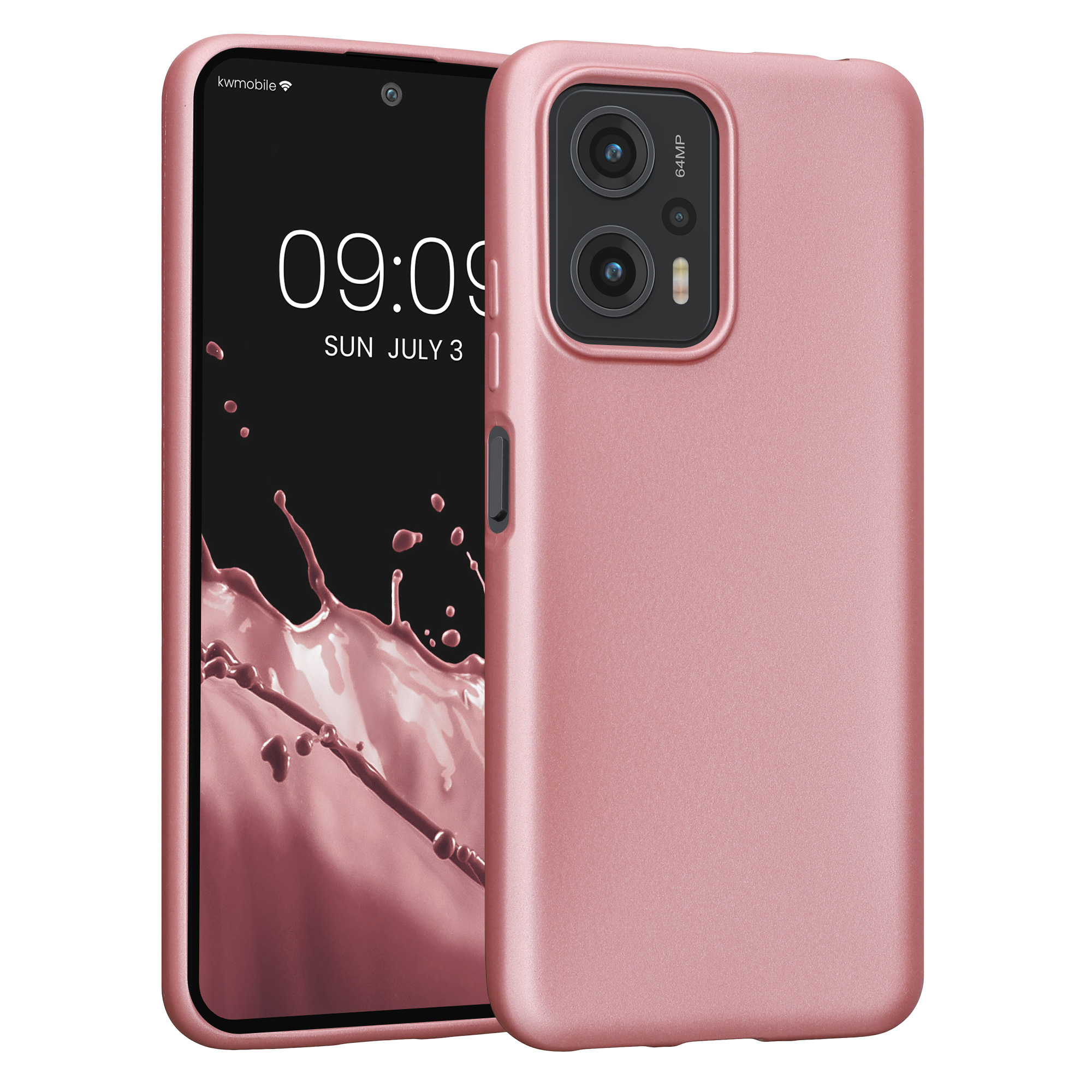 TPU pouzdro pro Xiaomi Poco X4 GT - Metalická růžově zlatá
